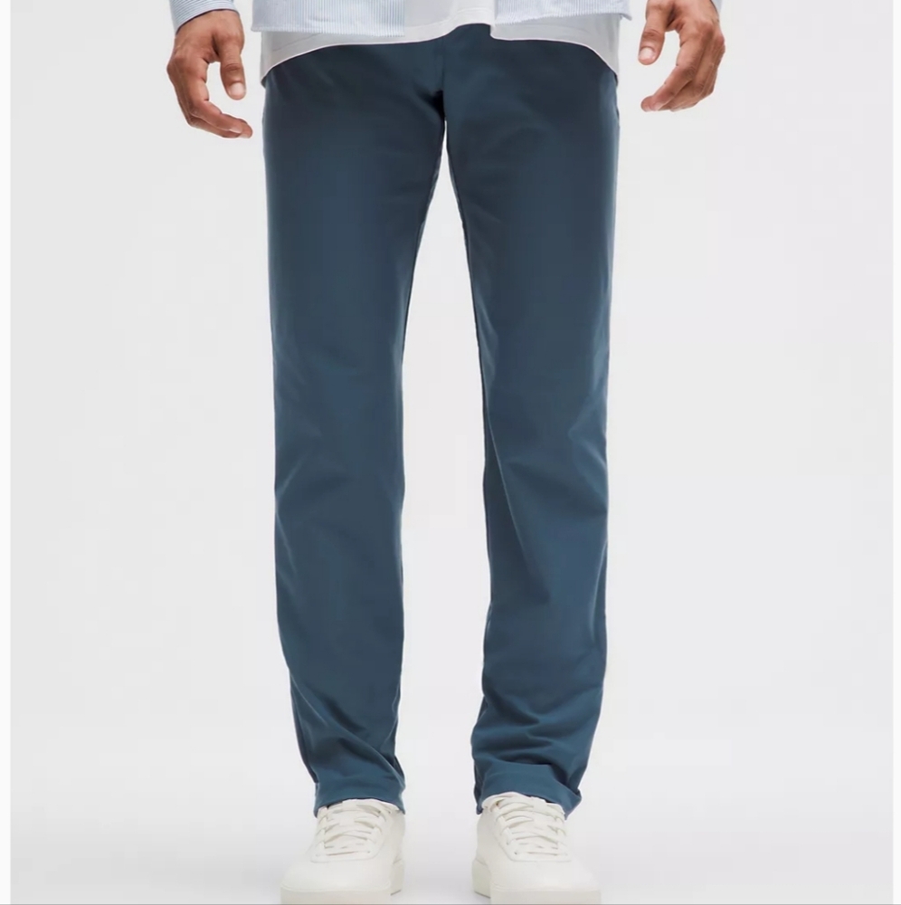 NWT Lululemon Men's ABC Classic Fit Pants 36x32 Iron Blue